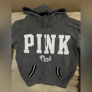 VS Pink Half Zip Hoodie (1)